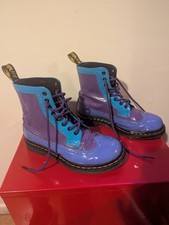 Martens patent boots for sale  PONTYPRIDD