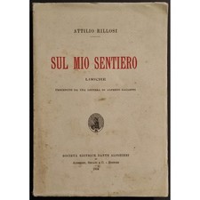 Sul Mio Sentiero - Liriche - A. Rillosi - Ed. Dante Alighieri -1924 na sprzedaż  Wysyłka do Poland