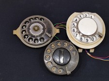 Disco dial-up soviético antigo do telefone rotativo conjunto 3 URSS, usado comprar usado  Enviando para Brazil