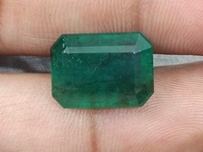 Esmeralda verde floresta profunda média com certificação AGRL 10,92 ct, pedra preciosa natural comprar usado  Enviando para Brazil