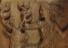 Wandrelief handgeschnitzt dian gebraucht kaufen  Ampfing
