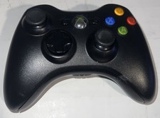 Controle sem fio oficial Microsoft Xbox 360 preto 1403 testado funcionando comprar usado  Enviando para Brazil