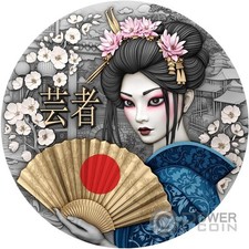 Geisha moneta argento usato  Ciampino