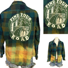 Camping flannel shirt for sale  Great Falls