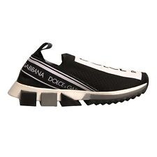 Tênis Dolce & Gabbana Preto Branco Slip On Sorrento EU39.5/US6.5 1490usd comprar usado  Enviando para Brazil