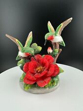 Porcelain hummingbirds hibiscu for sale  Hilton