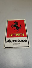 Adesivo ferrari autoluce usato  Italia