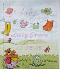 Stickvorlage geburtsbild teddy gebraucht kaufen  Wuppertal
