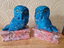 Vintage blue alabaster for sale  LIVERPOOL