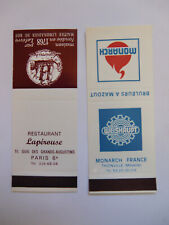 Matchbooks 50s 60s d'occasion  Expédié en Belgium