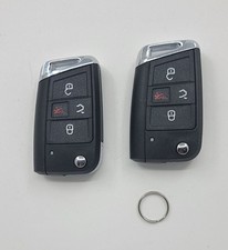 2x 2015-2019 Volkswagon Golf GTI chaveiro controle remoto 4 botões com chave Jackknife, usado comprar usado  Enviando para Brazil