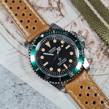 Usado, Relógio de mergulho vintage 39 mm moldura verde automático Seiko NH38 safira  comprar usado  Enviando para Brazil