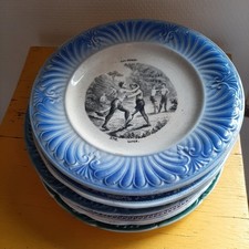 Lot assiettes parlantes d'occasion  France