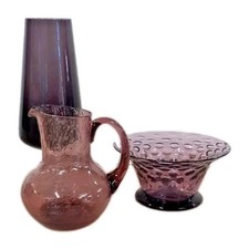 Sale amethyst glassware for sale  MANNINGTREE