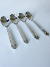 Conjunto de QUATRO colheres de sopa/lugar de aço inoxidável pirâmide de Dansk GUNNAR CYREN comprar usado  Enviando para Brazil