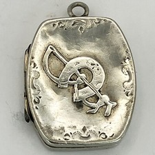 Antique silver locket for sale  CHRISTCHURCH