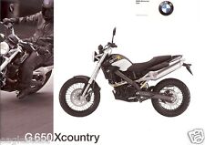 Folheto de motocicleta - BMW - G 650 Xcountry - 2007 (DC354), usado comprar usado  Enviando para Brazil