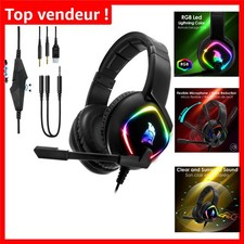 Casque gamer rgb d'occasion  Matha