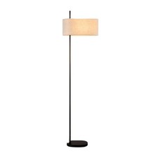 CBJKTX Vintage Lampa podłogowa 154cm z czarnym abażurem beżowa E27 na sprzedaż  PL