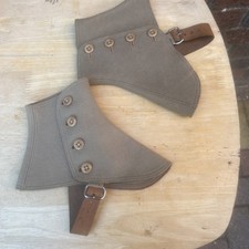 Vintage wool spats for sale  SWANSEA