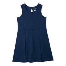 Usado, Vestido Jumper de Malha Plissada Elástica Uniforme Escolar Feminino Wonder Nation, Tamanho 4 comprar usado  Enviando para Brazil