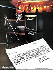 Elliot Randall 1983 Vintage Marshall JCM 800 amp anúncio amplificador 8x11 anúncio comprar usado  Enviando para Brazil