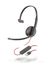 Fone de Ouvido Headband POLY Plantronics Blackwire C3210 Mono USB-A para TRABALHAR EM CASA comprar usado  Enviando para Brazil