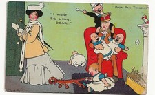 Comic postcard tom for sale  LONDON