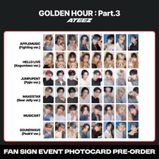 [Pré-venda] Cartão fotográfico ATEEZ 12º mini álbum Golden Hour parte 3 placa de fã evento, usado comprar usado  Enviando para Brazil