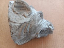 Cabeça grotesca, gárgula de concreto pendurada na parede 5” X 5” comprar usado  Enviando para Brazil