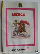 Menu mexicana airlines for sale  East Meadow