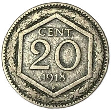 Centesimi 1918 esagono usato  Trani