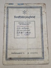 Kfz brief kraftfahrzeugbrief gebraucht kaufen  Wernigerode