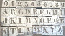 Chiffres lettres pochoirs d'occasion  Dunkerque-