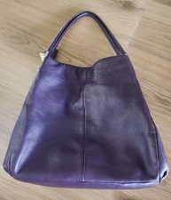 Usado, Bolsa de ombro Coach 26224 roxa Madison Phoebe ameixa couro pebbled macio   comprar usado  Enviando para Brazil
