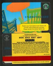 Sillas y paraguas de playa Starbucks (naranja) 2006 tarjeta de regalo ($0) segunda mano  Embacar hacia Argentina