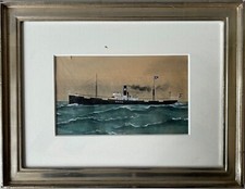 Aquarell dampfschiff erika gebraucht kaufen  Graal-Müritz, Seeheilbad