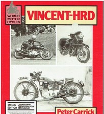 Vincent hrd motorcycles for sale  WORKSOP