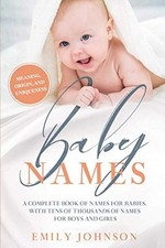 Baby names book for sale  USA