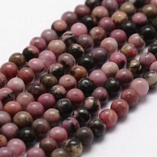 Perles rhodonite naturelle d'occasion  Remoulins