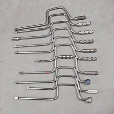 Lote de 10 chaves de manivela mistas de 1/2" com alças de velocidade de acionamento – usadas comprar usado  Enviando para Brazil