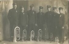 Usado, Militare Gruppo Musicale Con Tuba Tromba Clarinetto Divertente Antico Foto comprar usado  Enviando para Brazil