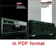 Revox studer b215 d'occasion  Expédié en Belgium
