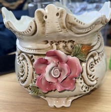 Capodimonte italy floral for sale  BILLERICAY