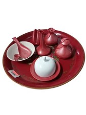 Set decorativo rosso usato  Napoli