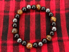 Armband steinperlen tigerauge gebraucht kaufen  Bad Schönborn