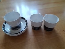 Cups saucers black for sale  CHELTENHAM
