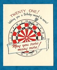 C1930s birthday card for sale  KING'S LYNN