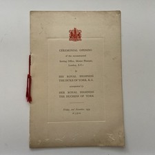 1934 royal ceremonial for sale  LONDON
