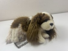 Bolsa de pelúcia para cachorro King Charles Cavalier alça de corrente elo comprar usado  Enviando para Brazil